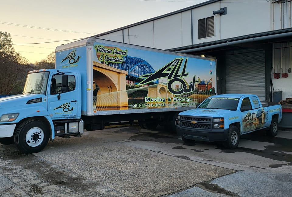 All Out Moving & Storage, LLC Facebook ad