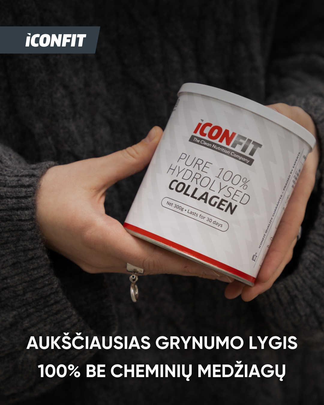ICON FIT Lietuva Facebook ad: Tavo odai, plaukams ir nagams!