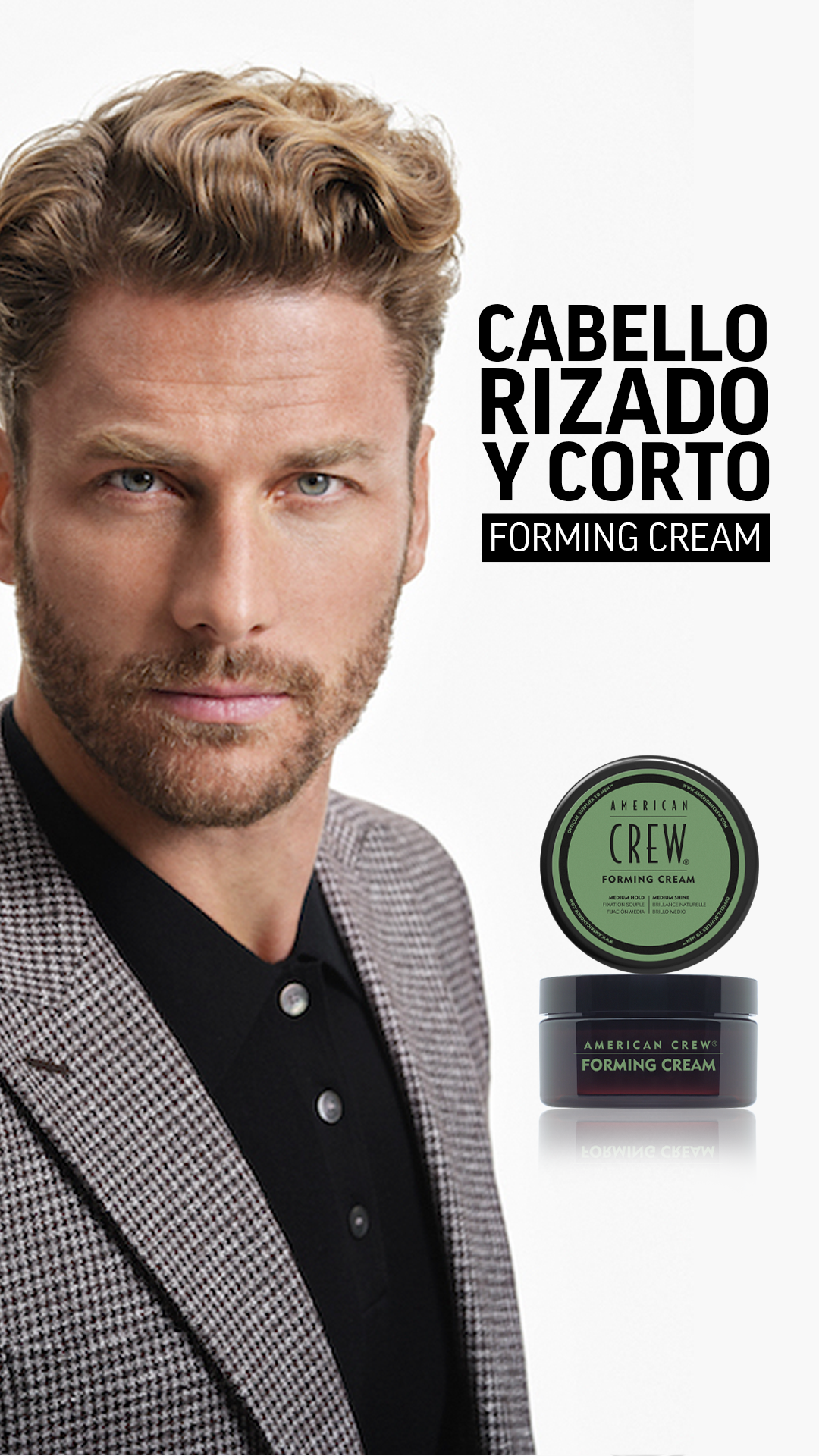 American Crew Chile Facebook ad from Feb 13, 2026