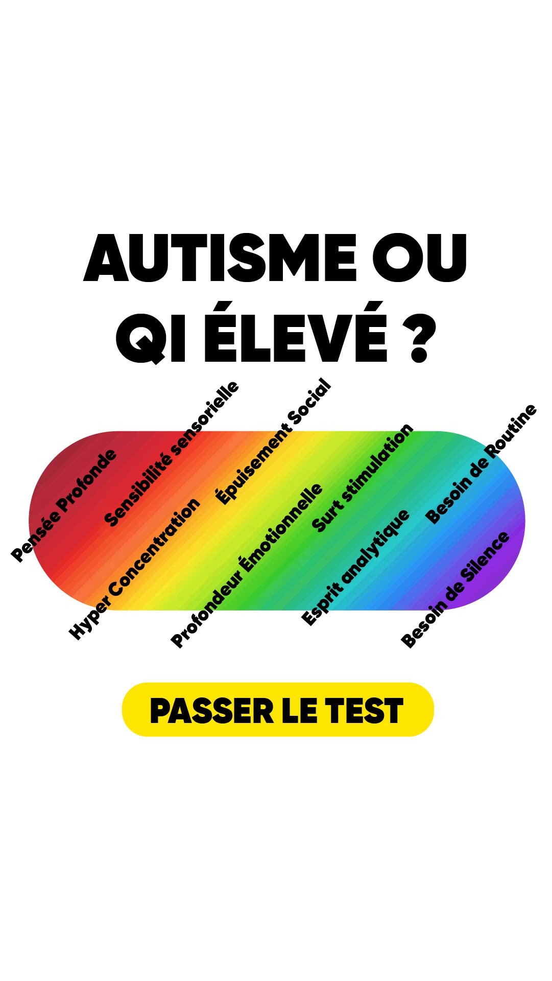 International IQ test Facebook ad