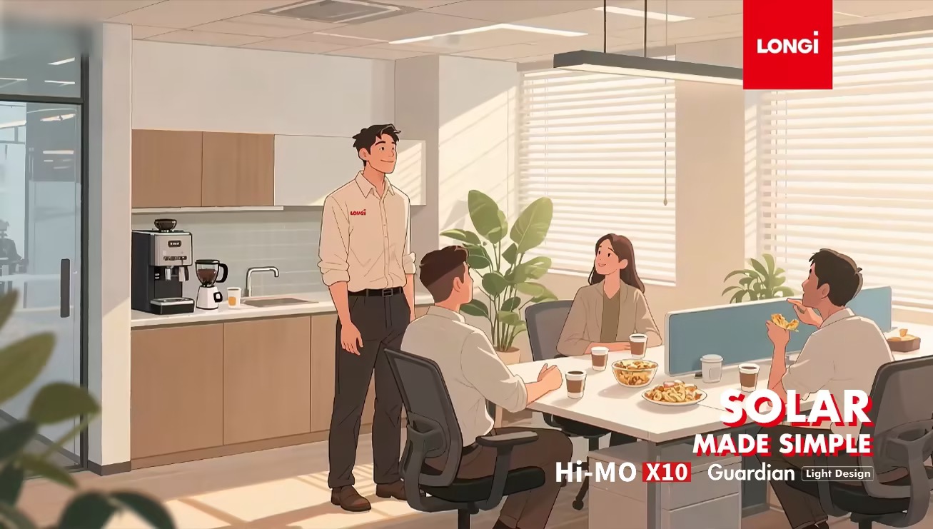 LONGi Asia-Pacific Facebook ad: The LONGi Hi-MO X10 Light Design Module is…