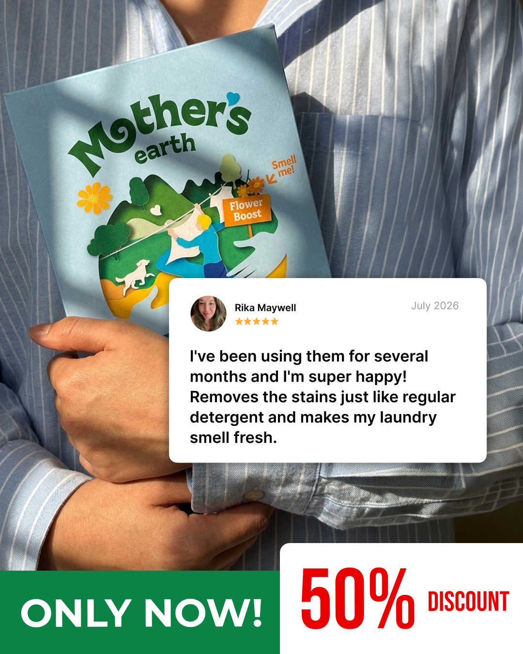 Mothers Earth Facebook ad