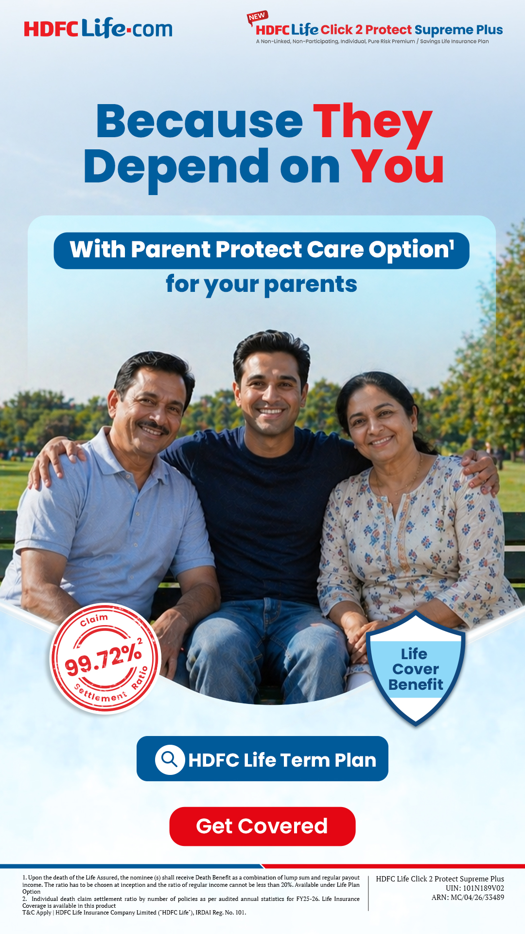 HDFC Life Facebook ad