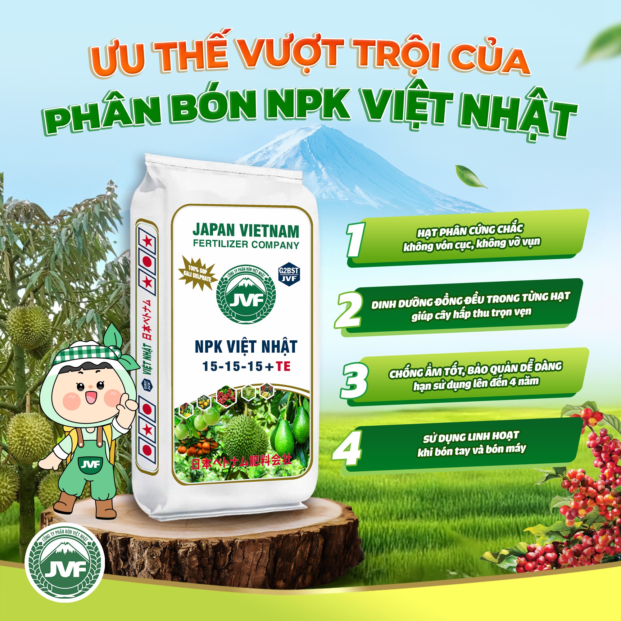 Phân Bón Việt Nhật JVF Facebook ad