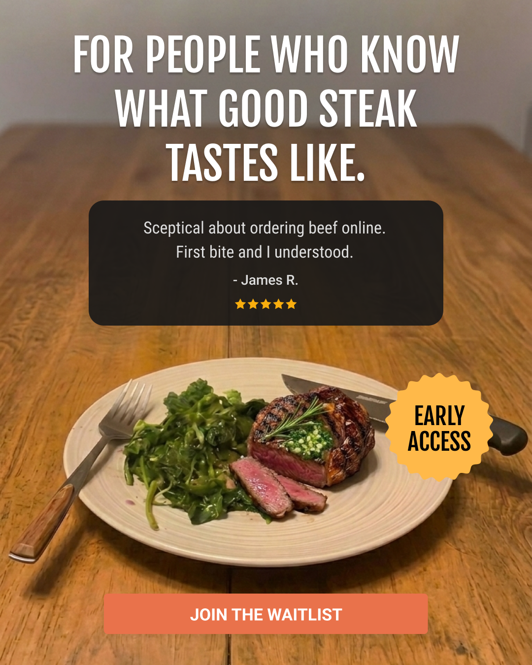 Steak King UK Facebook ad