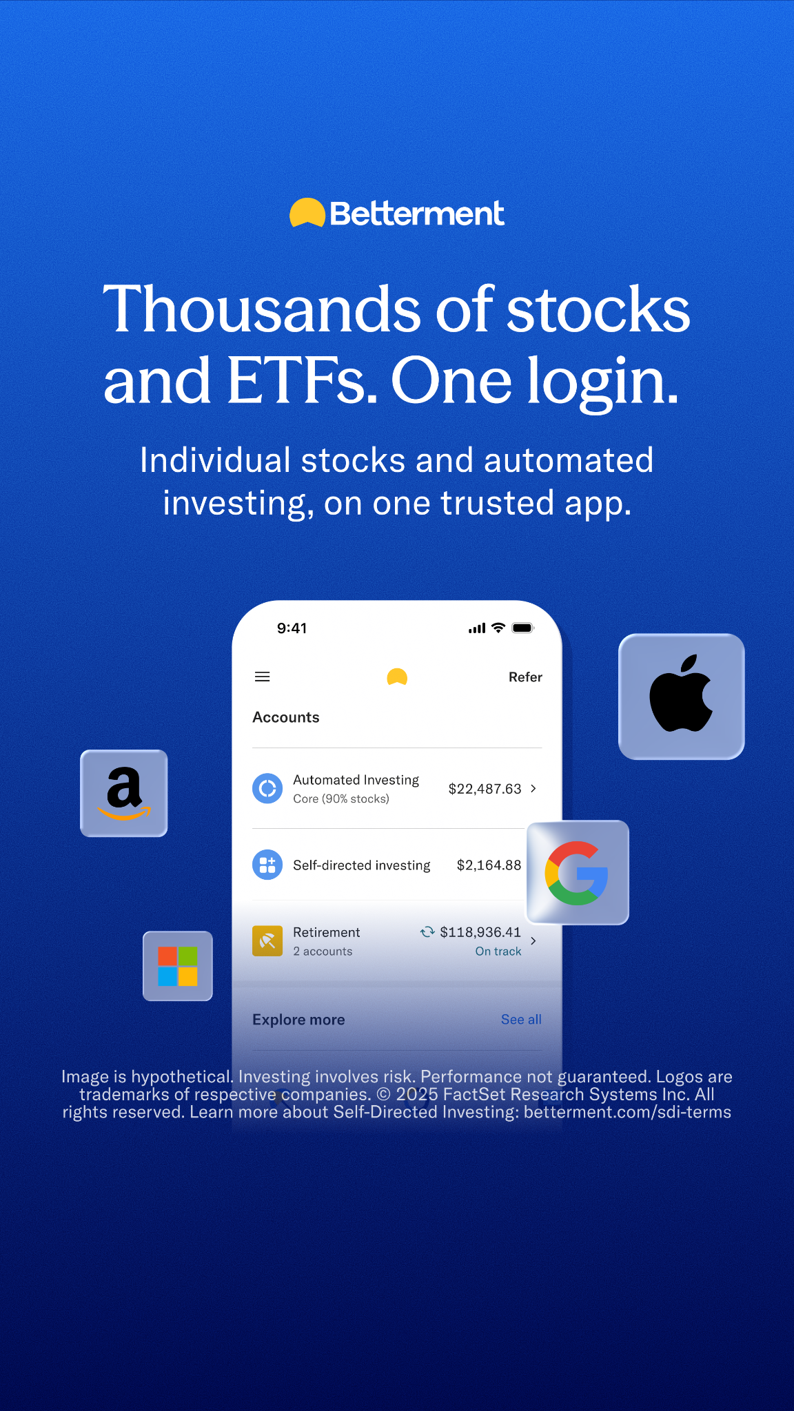 Betterment Facebook ad