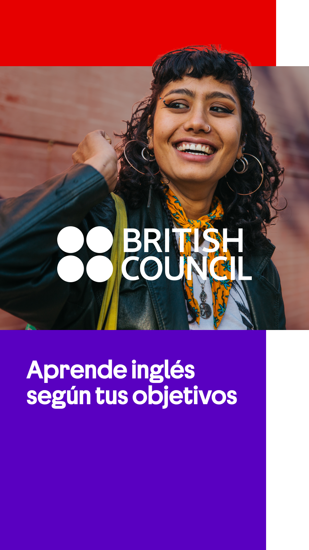 British Council España Facebook ad: ¡Mejora tu inglés con British Council!