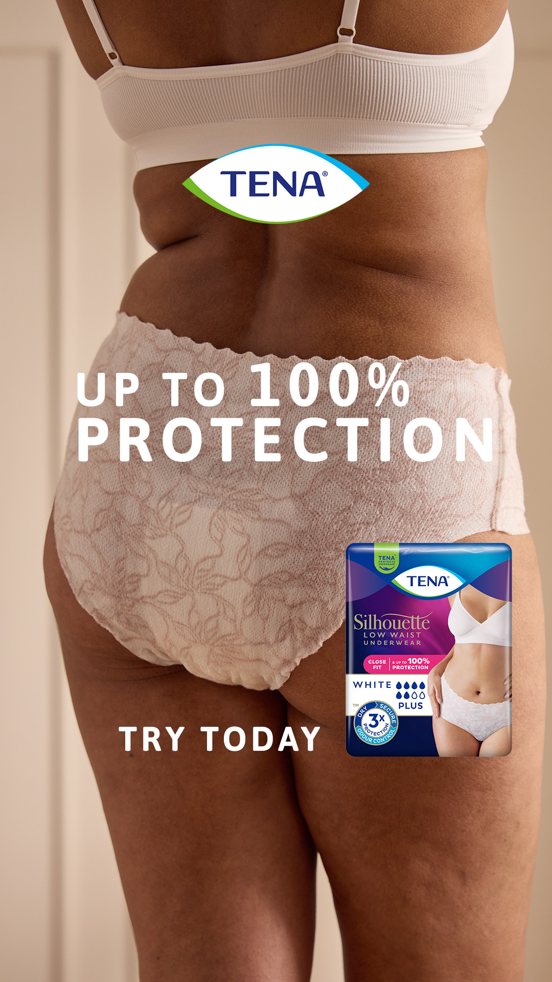 TENA Women Facebook ad from Jul 21, 2026