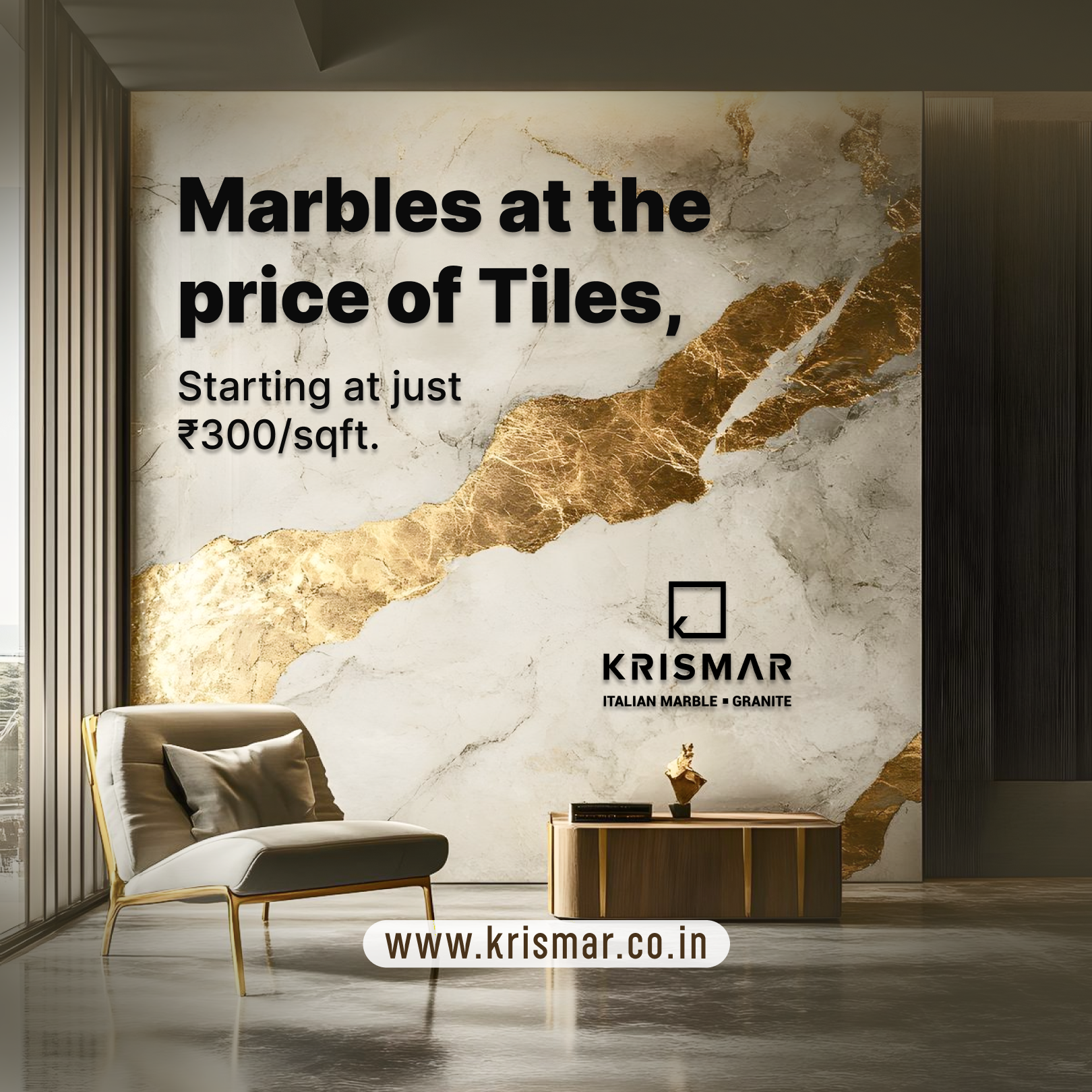 Krismar Imported Marble & Granite Facebook ad