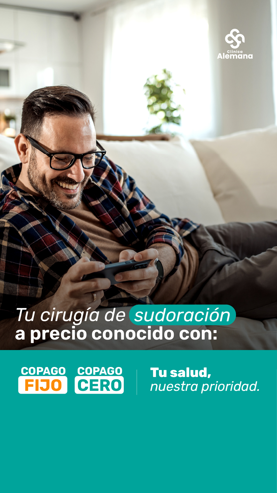 Clínica Alemana de Santiago Facebook ad