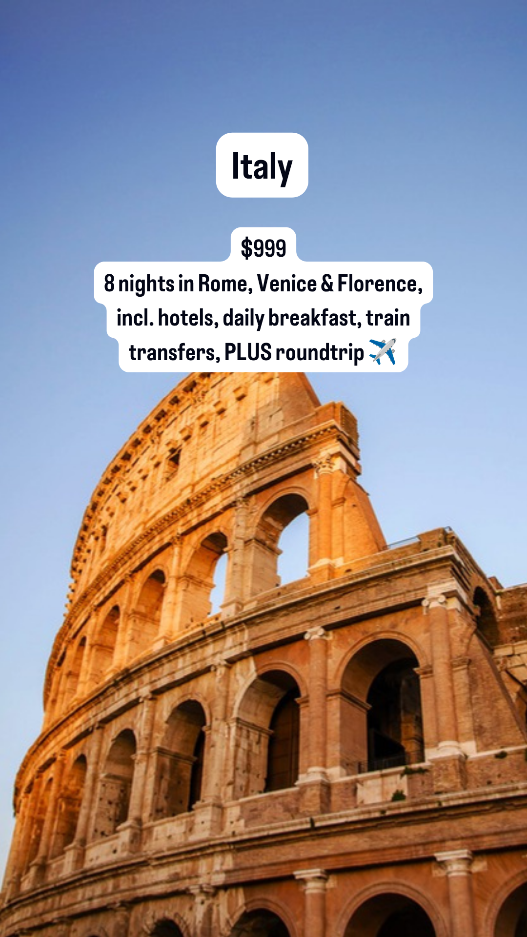 Travelzoo Facebook ad