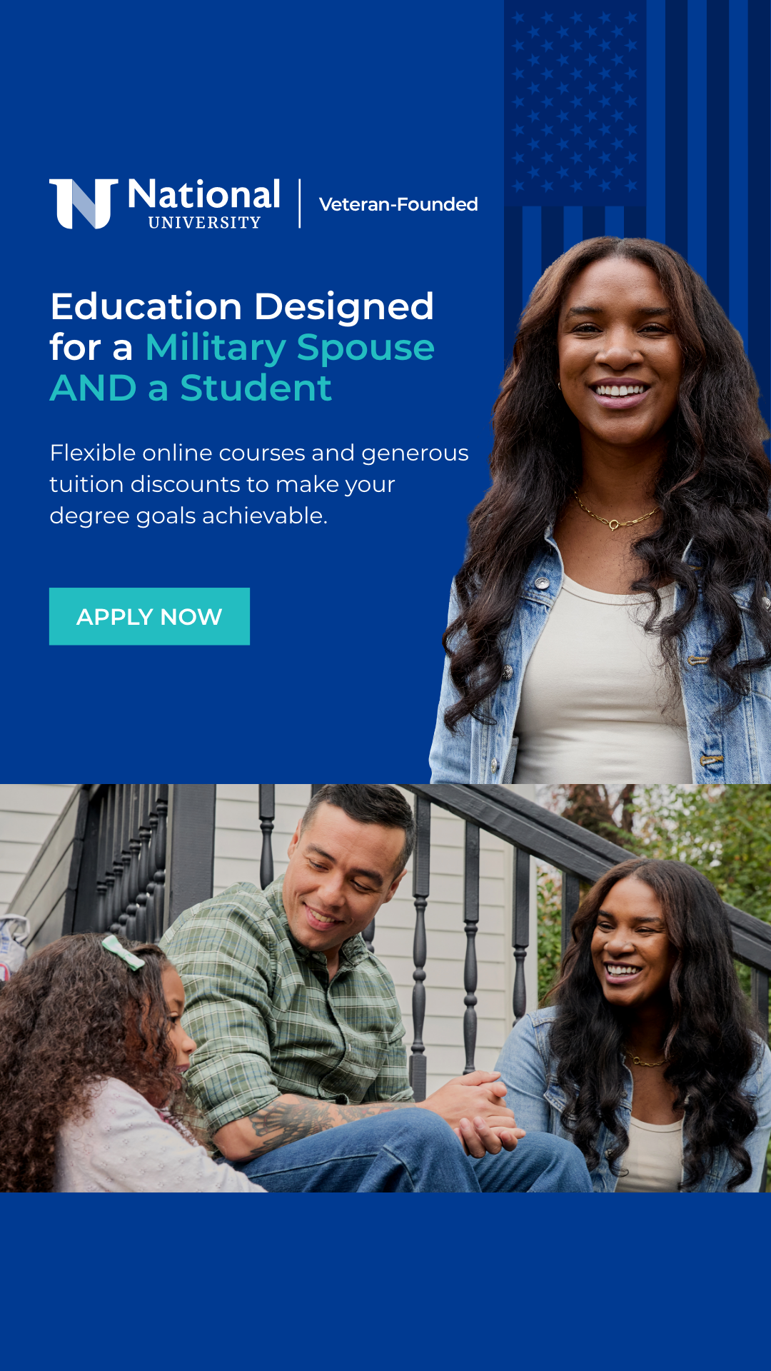 National University Facebook ad