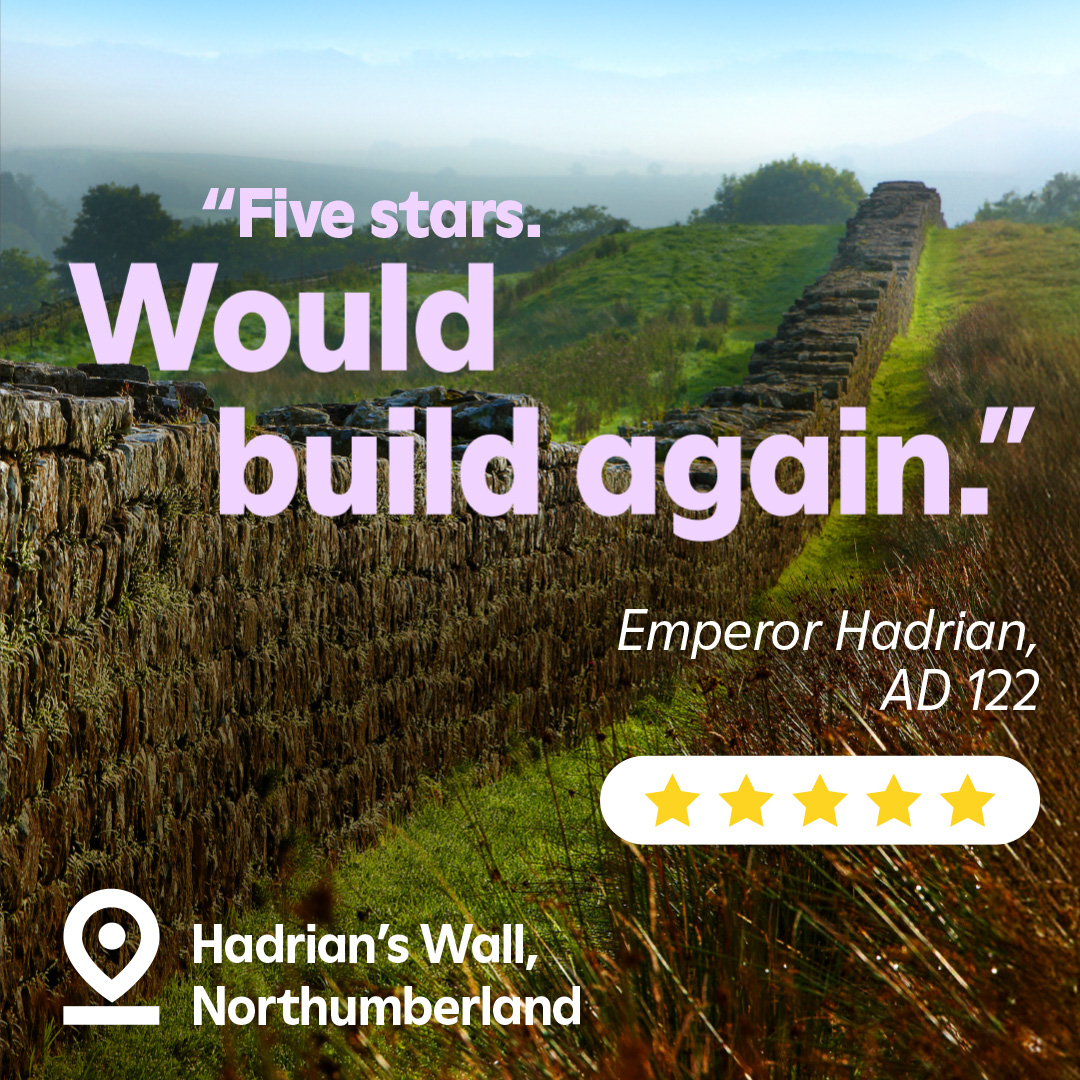 English Heritage Facebook ad: See what everyone's talking about in the North…