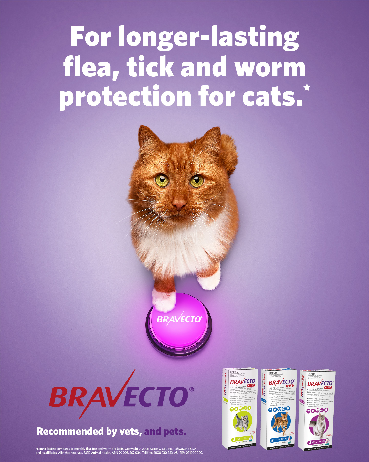Bravecto Australia Facebook ad from May 19, 2026