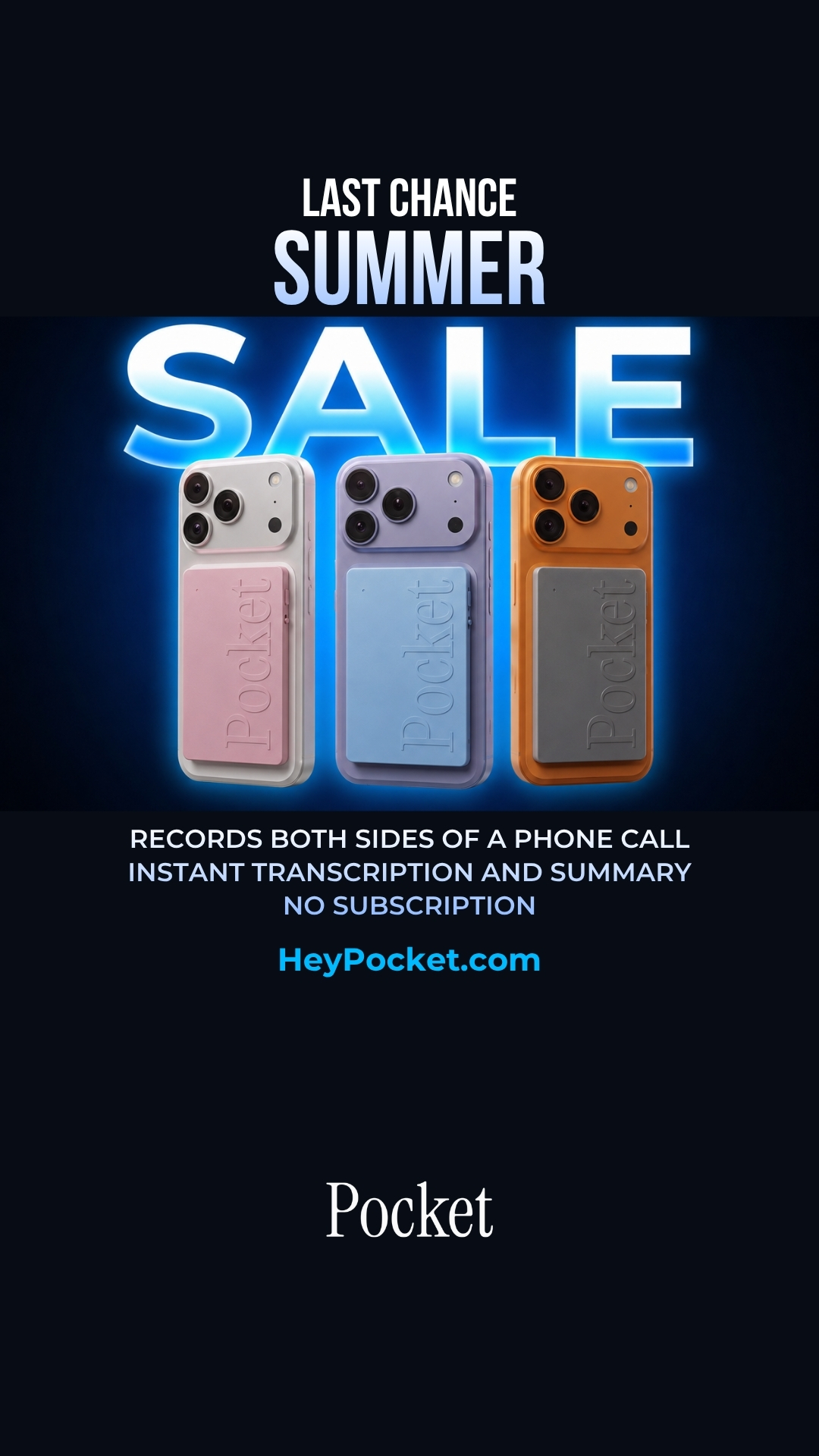 Pocket AI Facebook ad