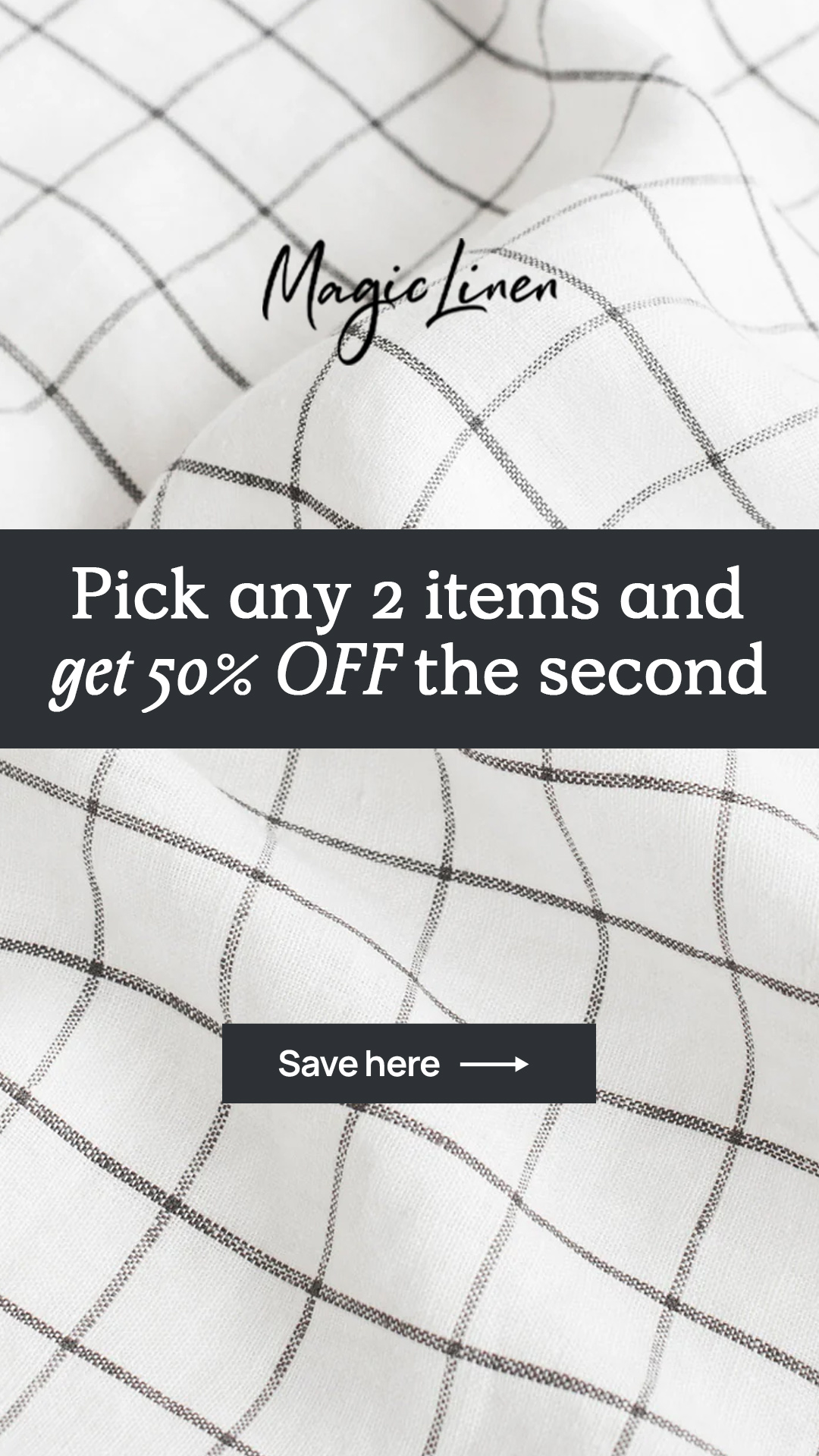 MagicLinen Facebook ad