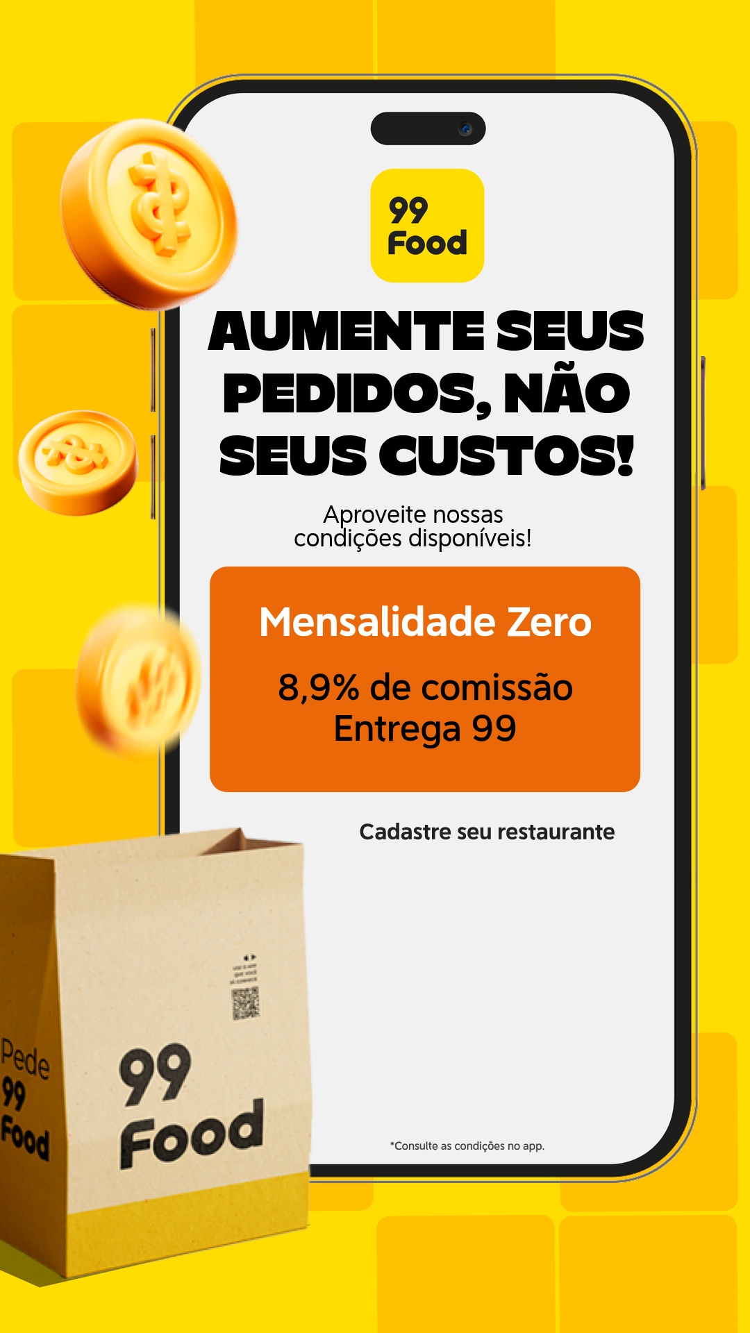Vou de 99 Facebook ad from Jul 9, 2026