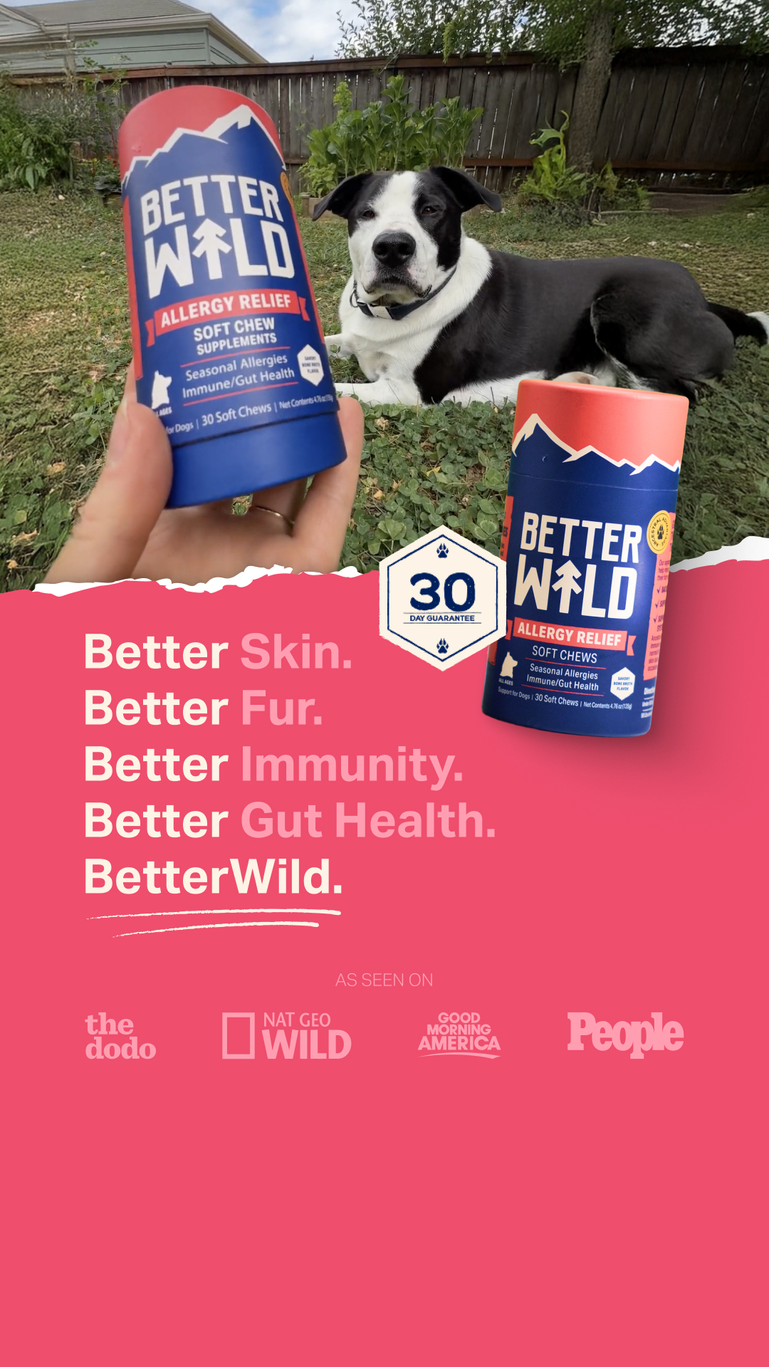 BetterWild Facebook ad