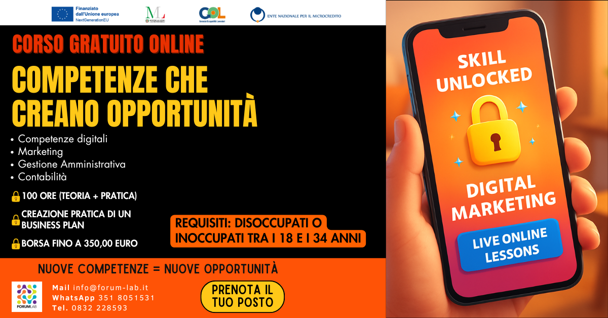 Forum Lab Facebook ad: Cogli ora la tua opportunità!