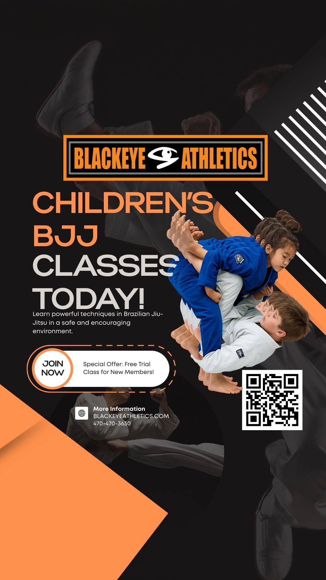 BlackEye Athletics Fitness Academy Facebook ad from Feb 11, 2026