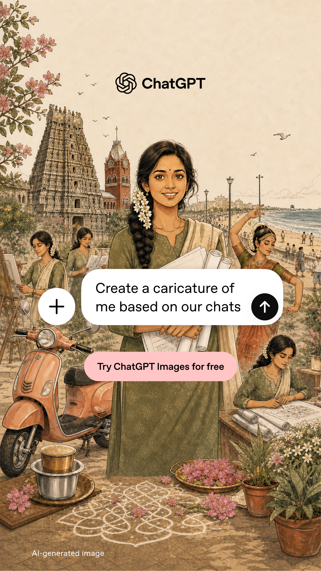 ChatGPT Facebook ad
