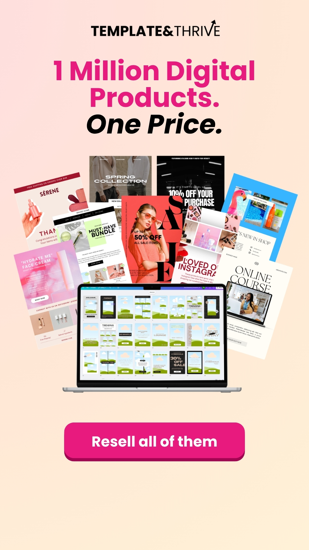 TemplateandThrive Facebook ad from Jun 3, 2026