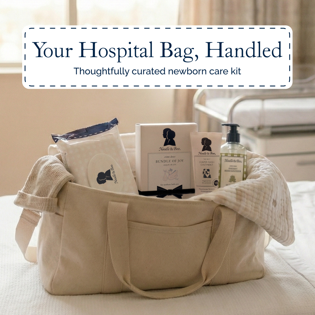 Noodle & Boo Facebook ad: Packing your hospital bag?