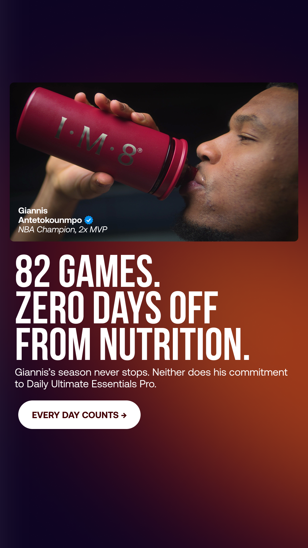 Giannis Antetokounmpo Facebook ad
