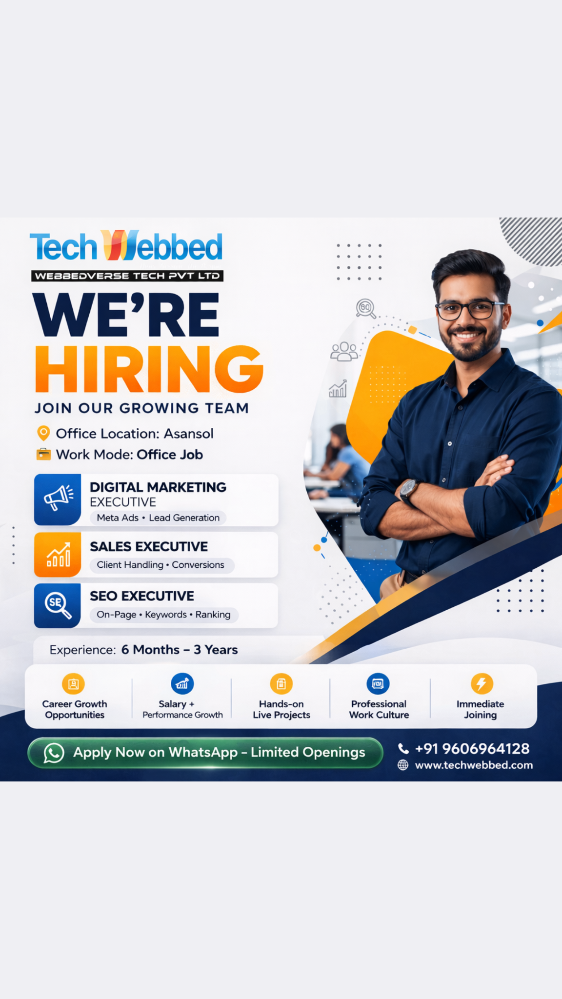 Tech Webbed Facebook ad from Mar 19, 2026
