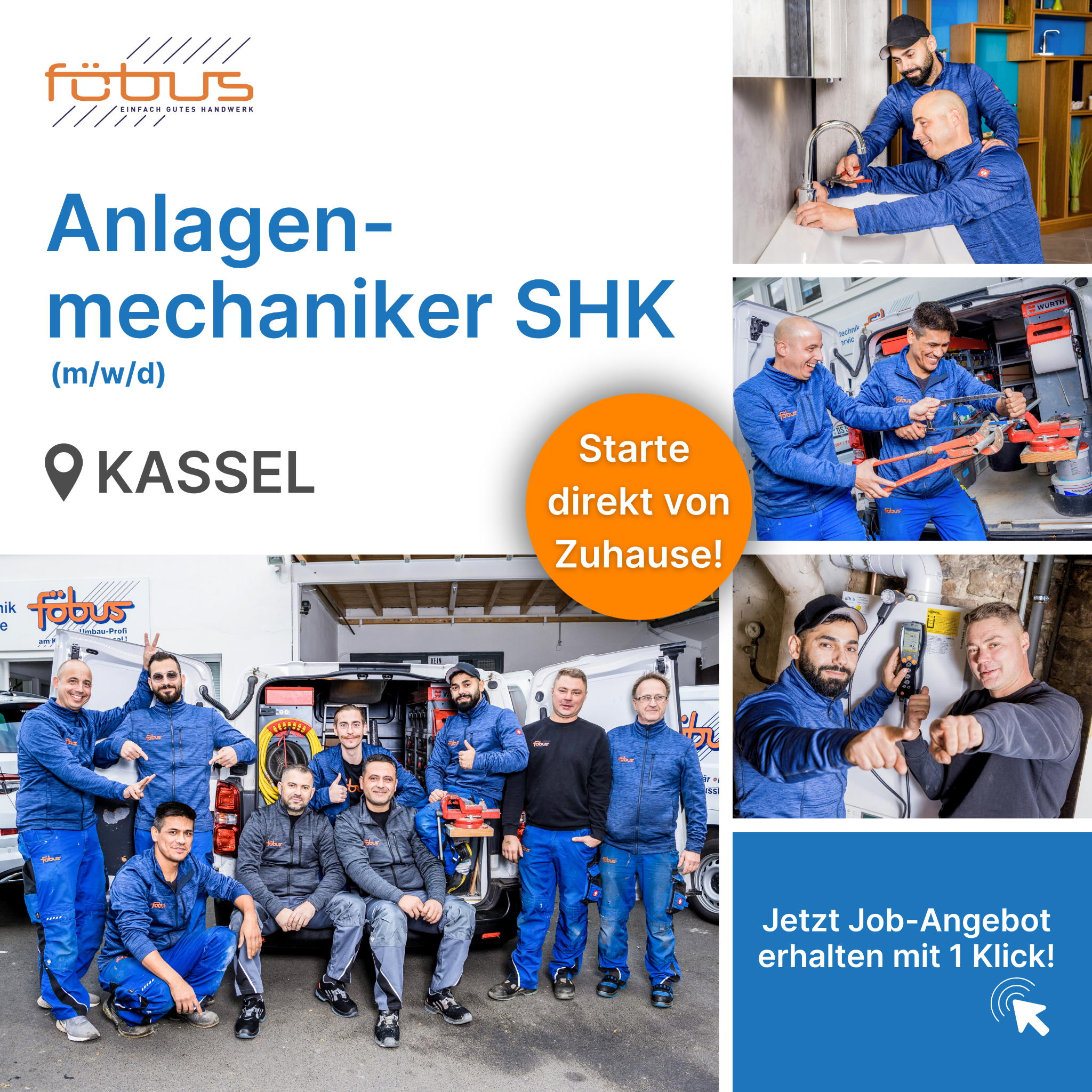 CandidateFlow: Anlagenmechaniker SHK Facebook ad