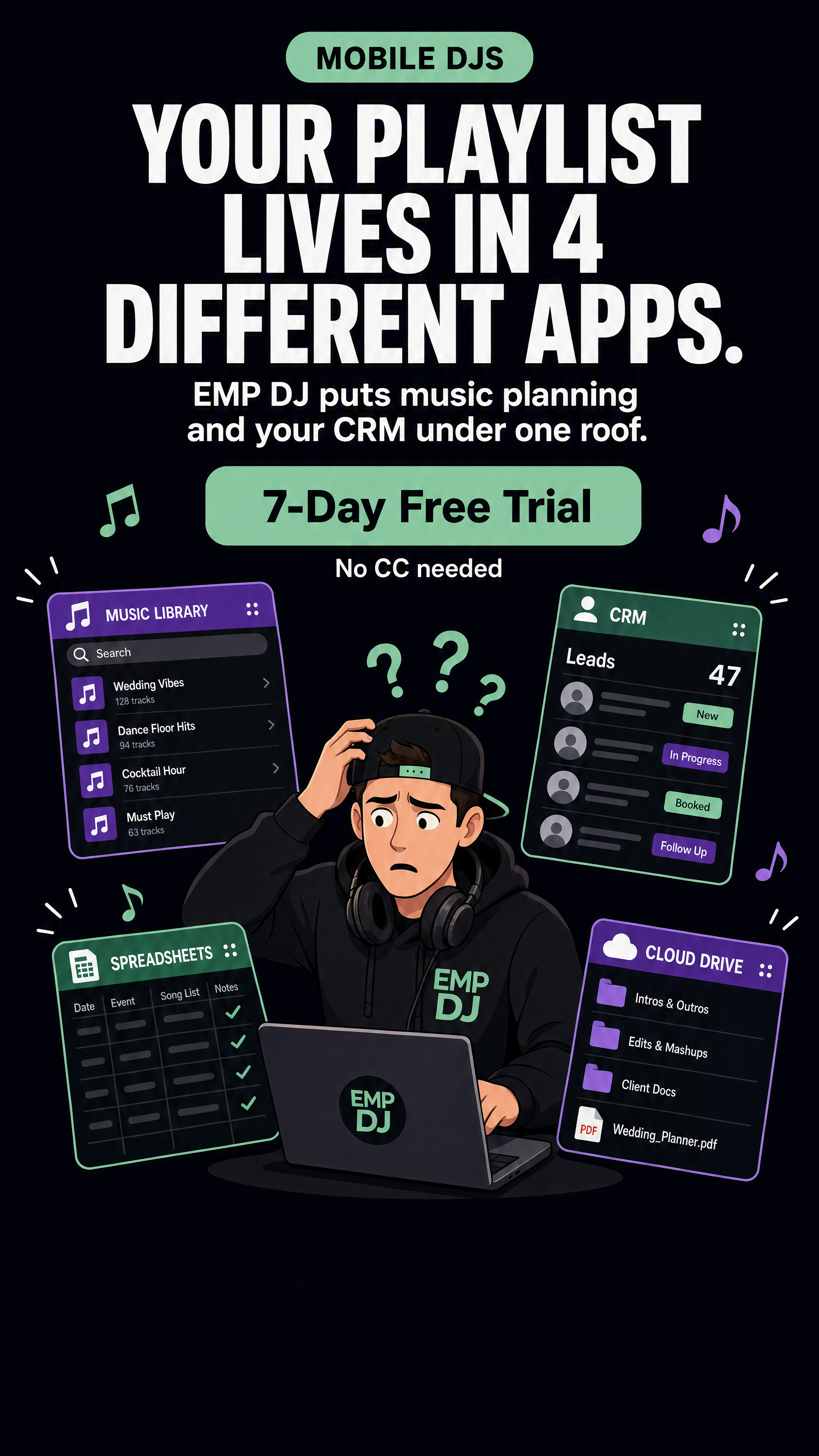 EMP DJ Facebook ad from Jun 25, 2026
