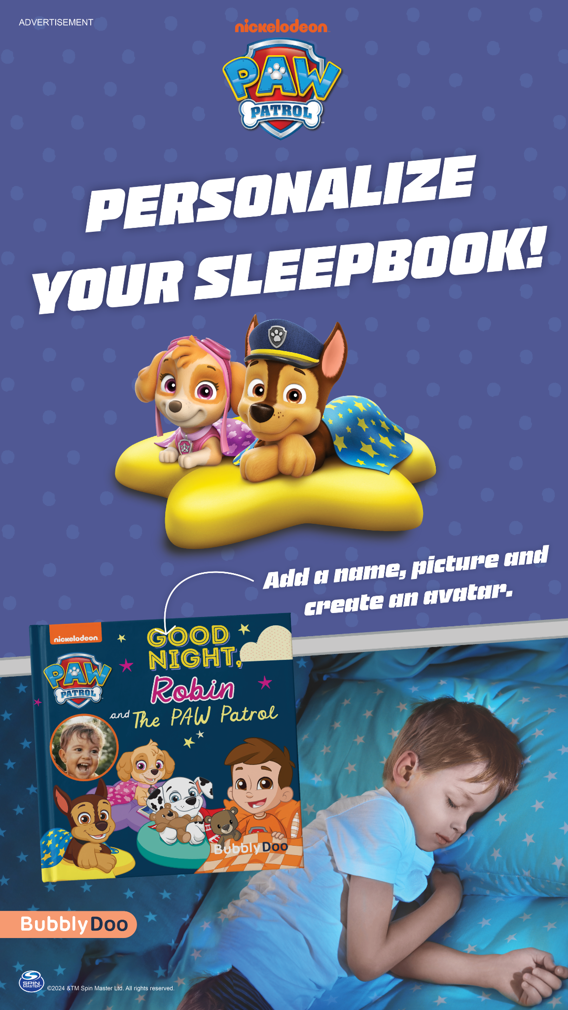 BubblyDoo Books Facebook ad