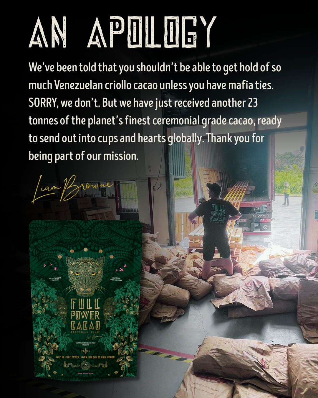 FULL POWER CACAO Facebook ad