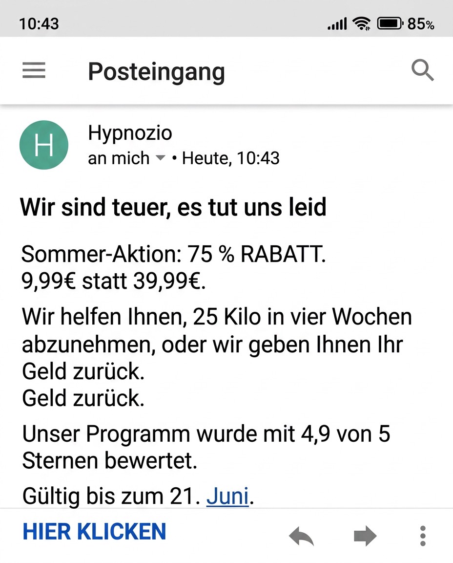 Hypnozio: power of hypnotherapy Facebook ad
