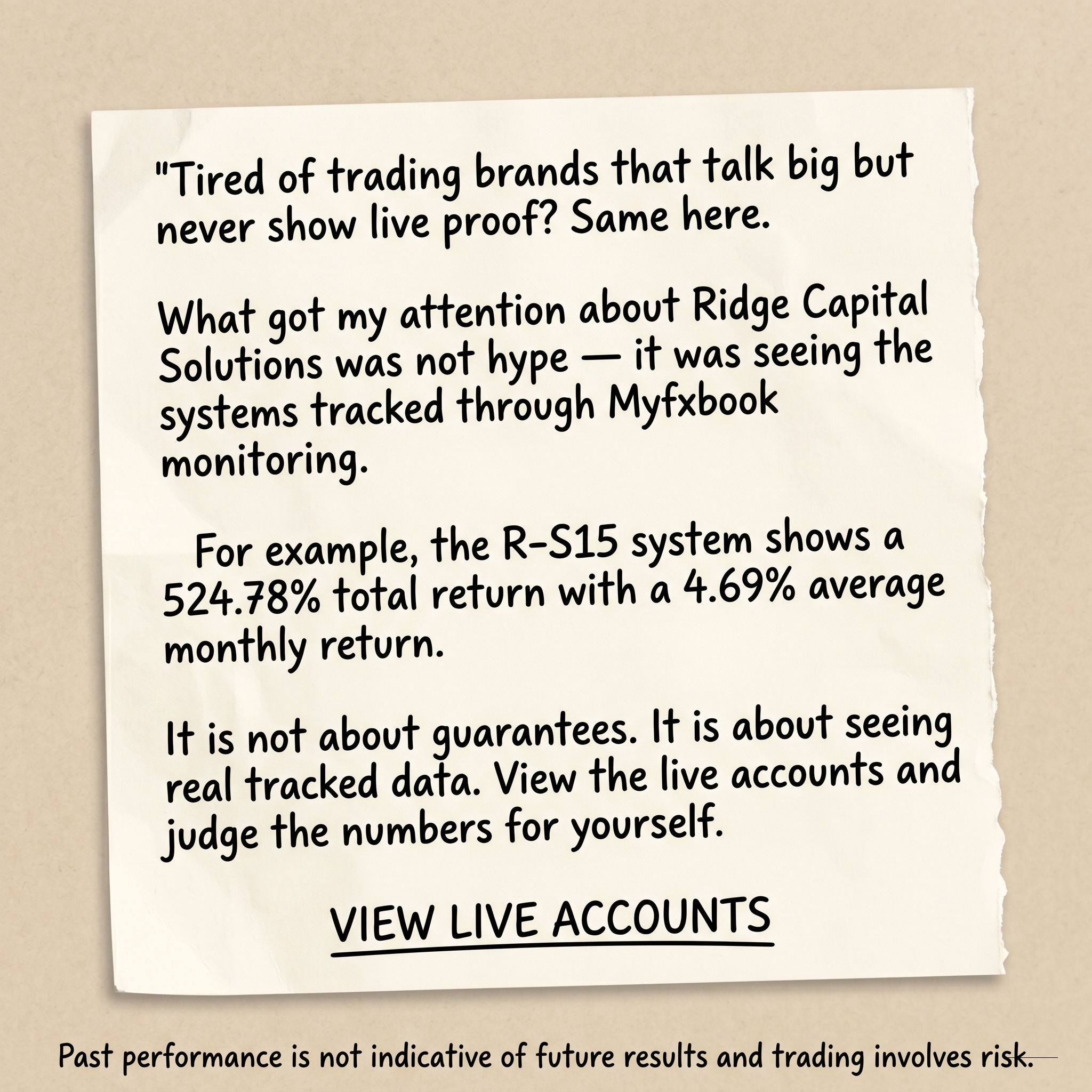 Ridge Capital Solutions Facebook ad