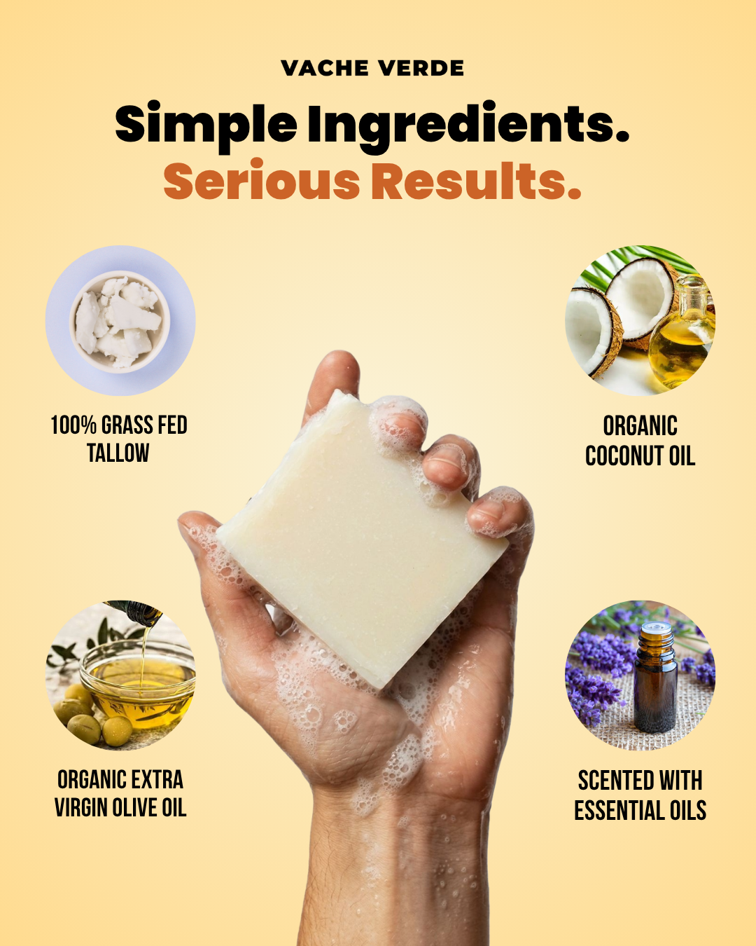 Vache Verde Facebook ad: Simple Ingredients. Serious Results.