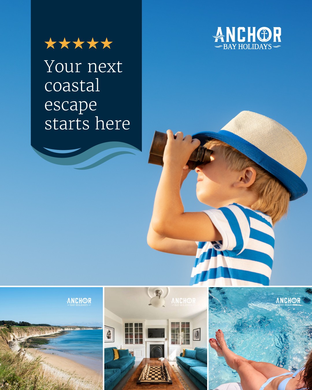 Anchor Bay Holidays Facebook ad