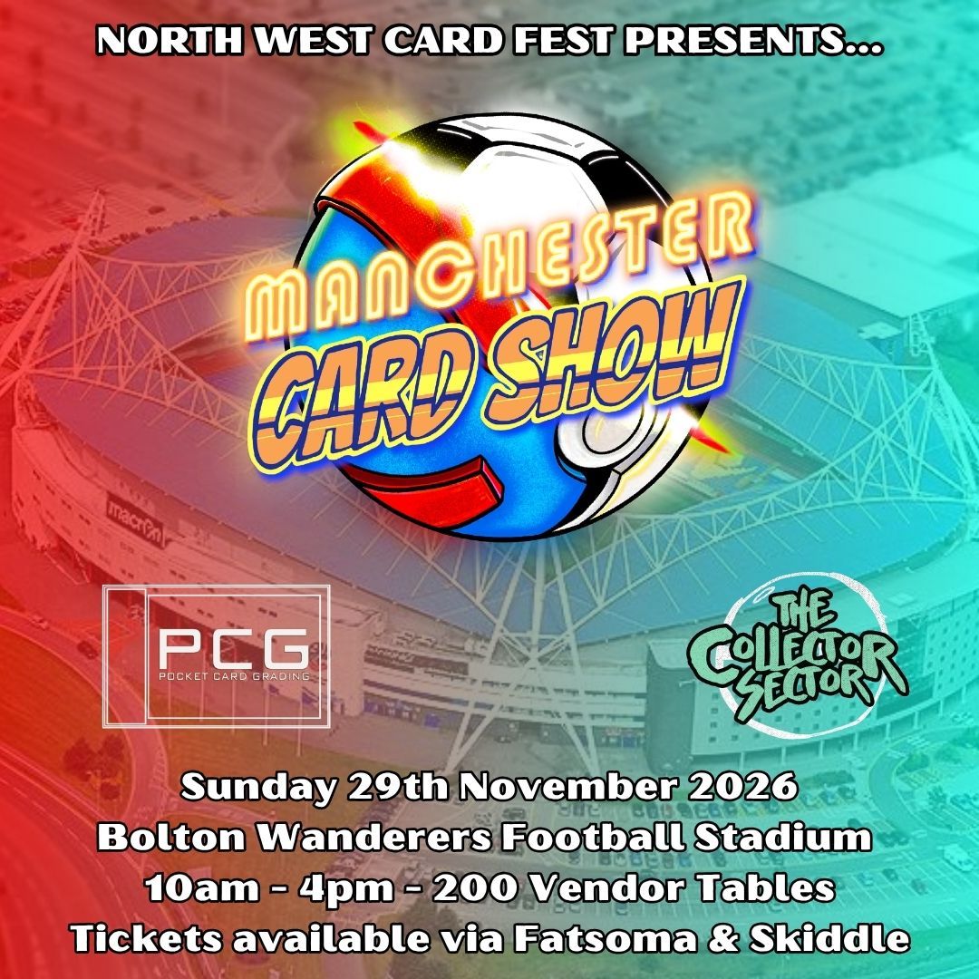Manchester Card Show Facebook ad