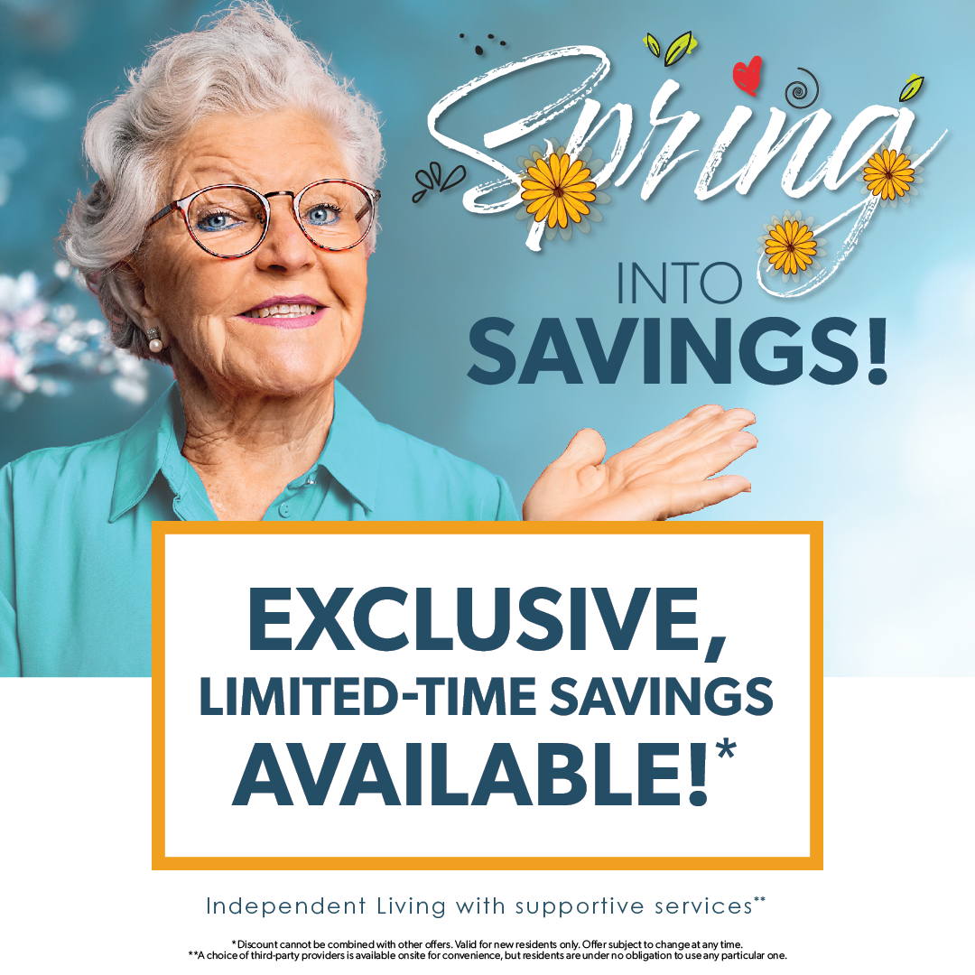 Diamond Ridge Senior Living Facebook ad from May 1, 2026