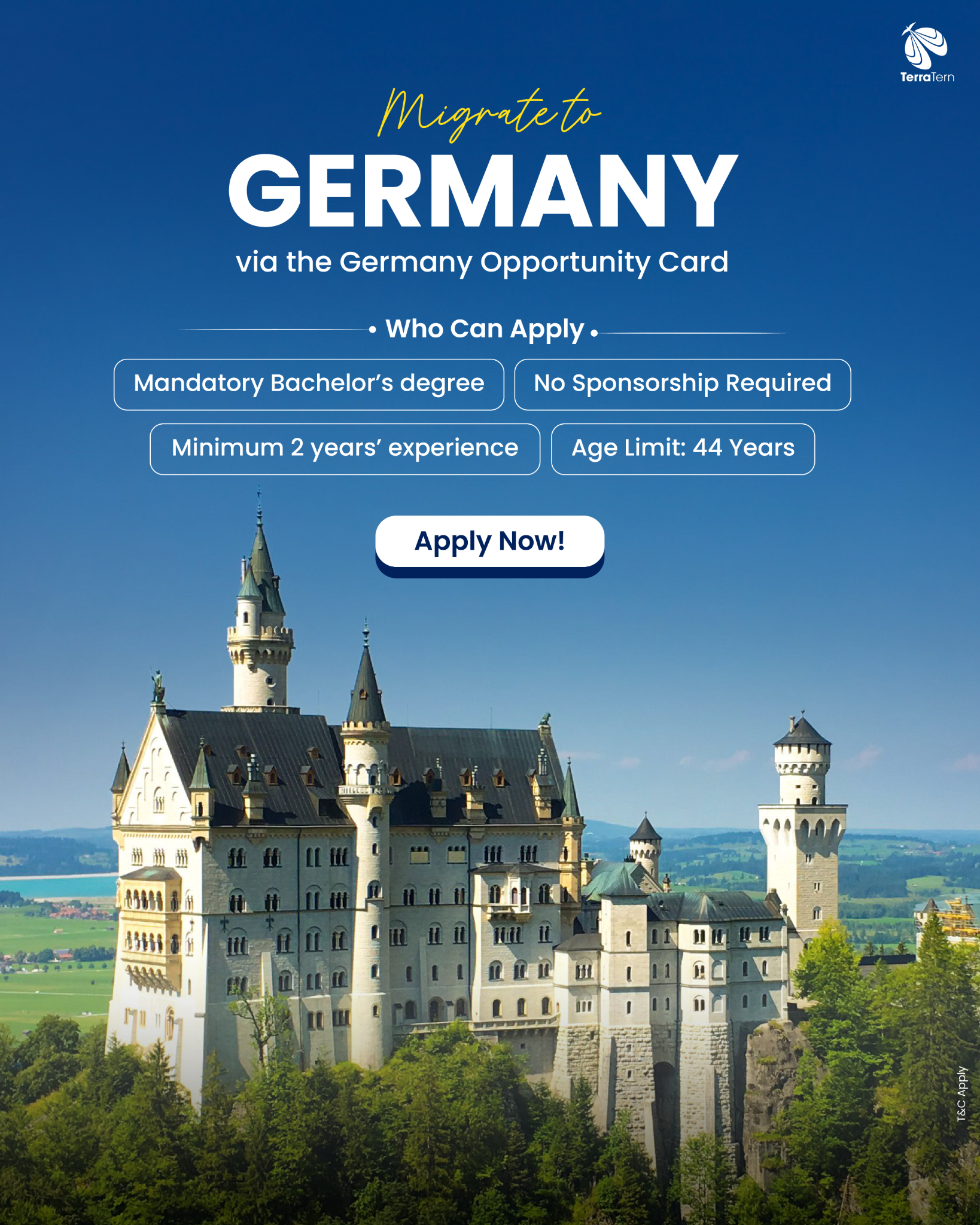 TerraTern- One Stop Solution to Global Mobility Services Facebook ad: Planning to Work in Germany?