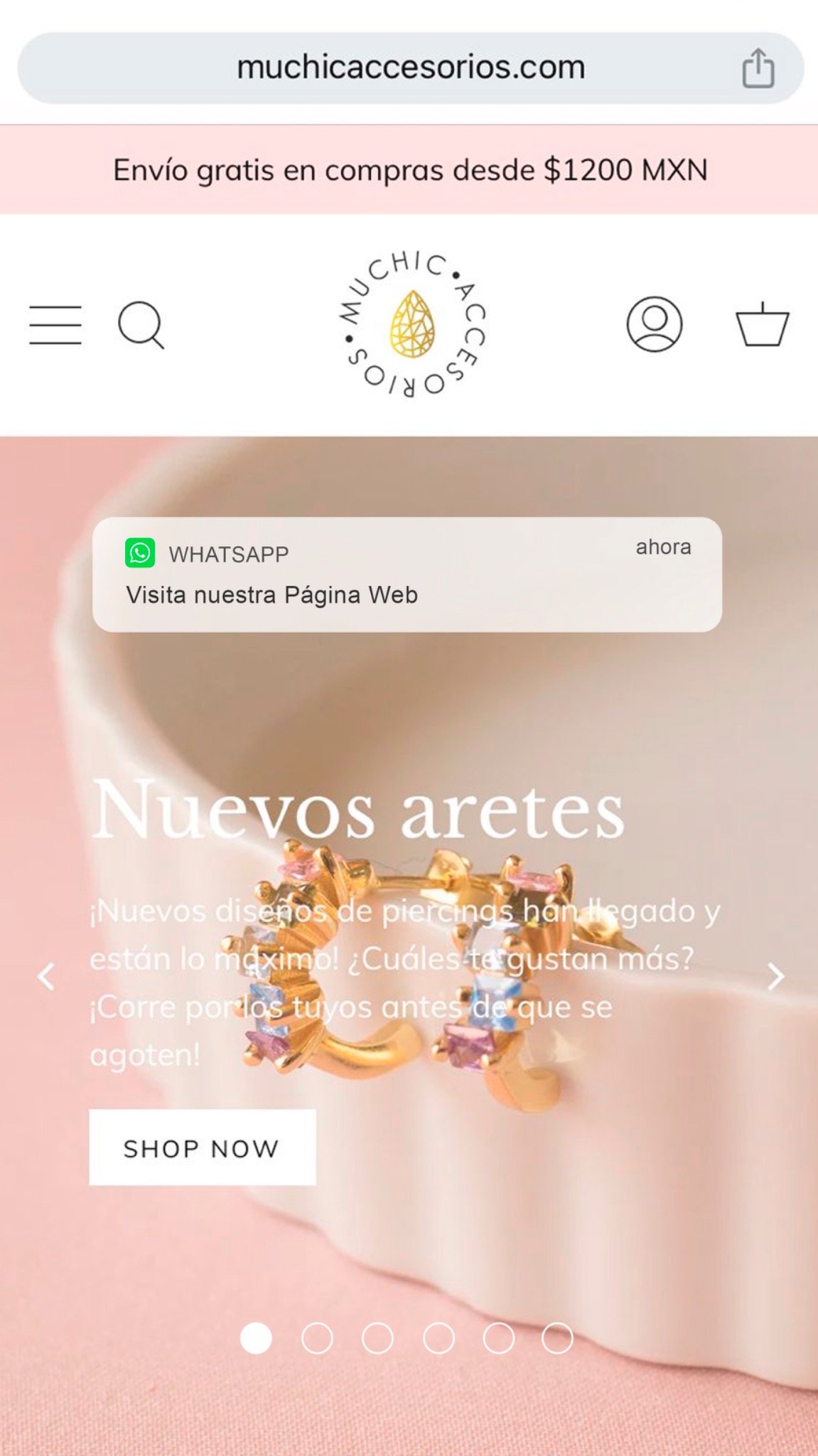 Muchic Accesorios Facebook ad from Dec 11, 2025