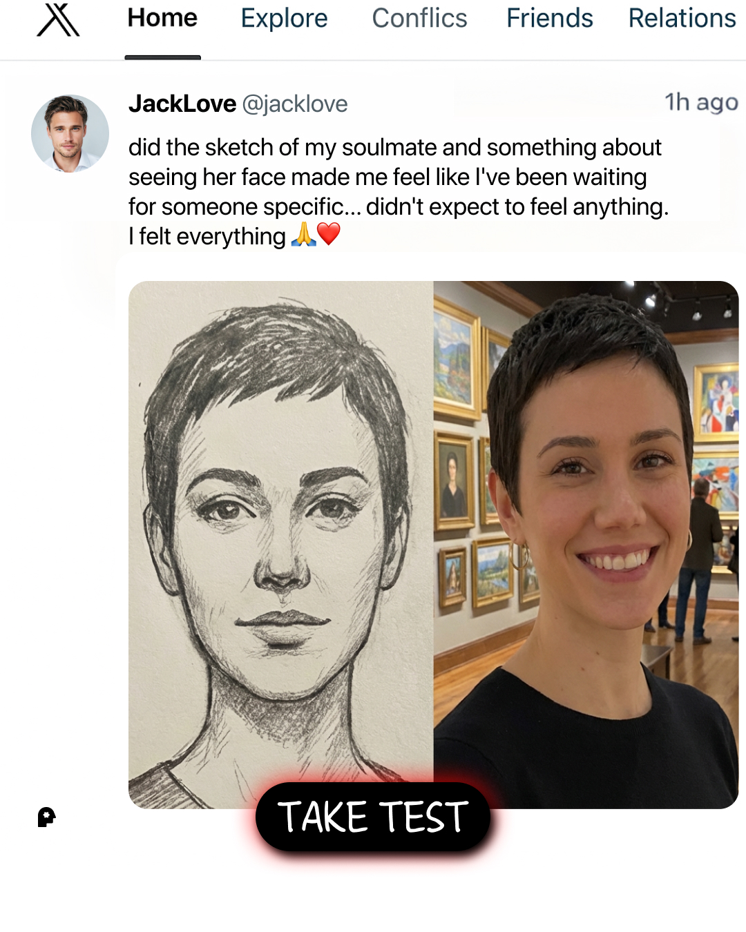 Soul Sketch Facebook ad