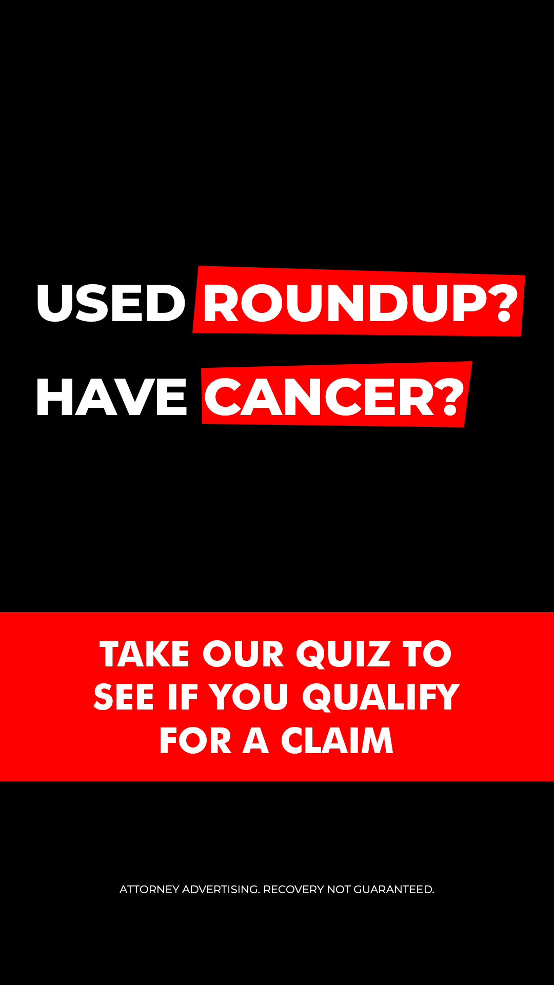 Roundup Cancer Lawsuit Claims Facebook ad
