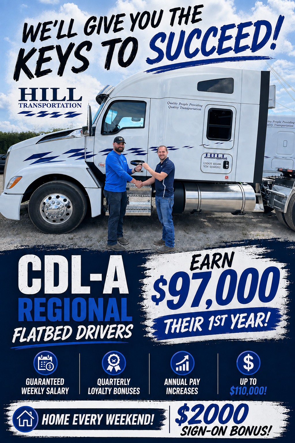 Hill Transportation Services Inc Facebook ad