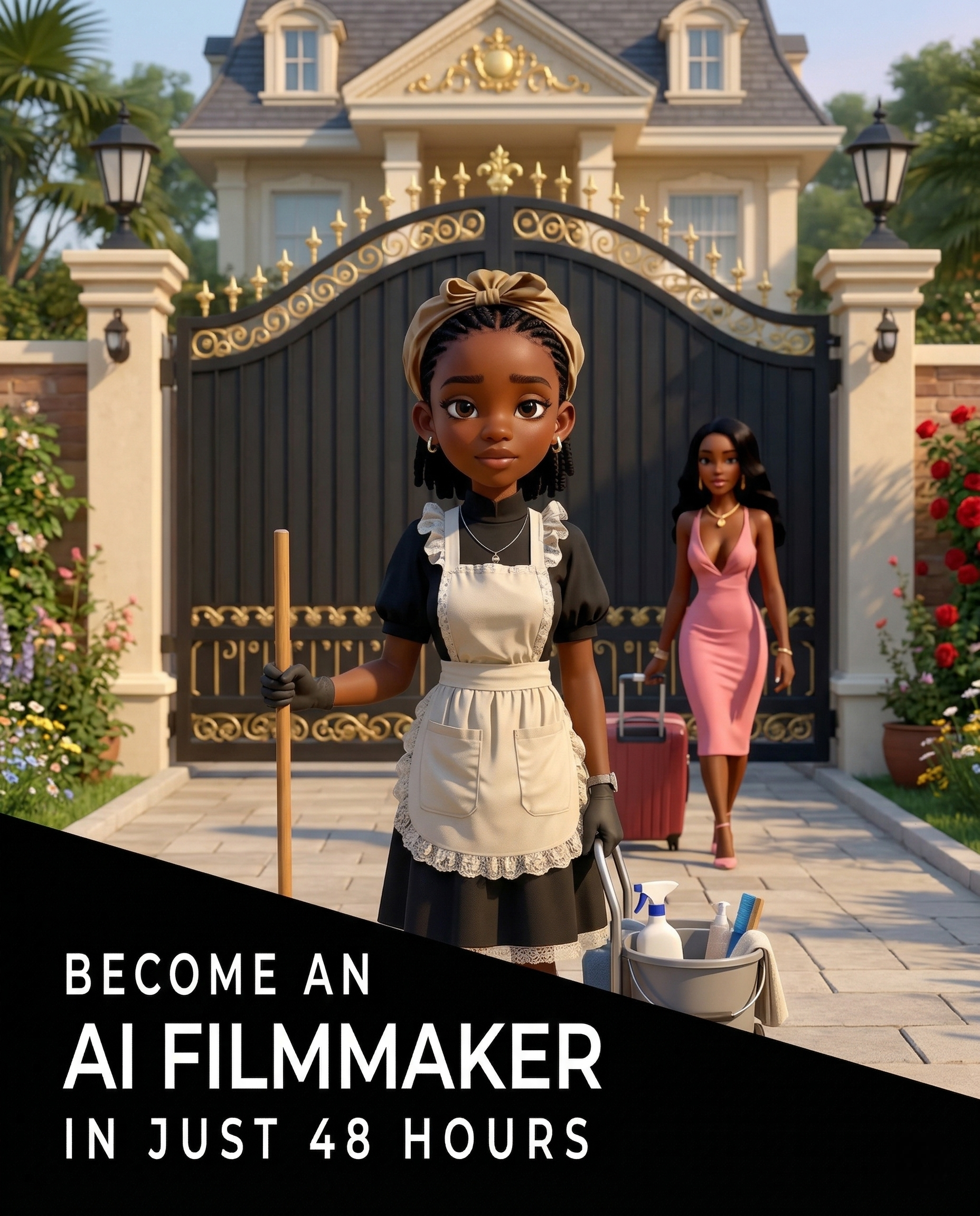 Steptwo.ai Facebook ad: Learn AI Filmmaking In Just 48 Hours
