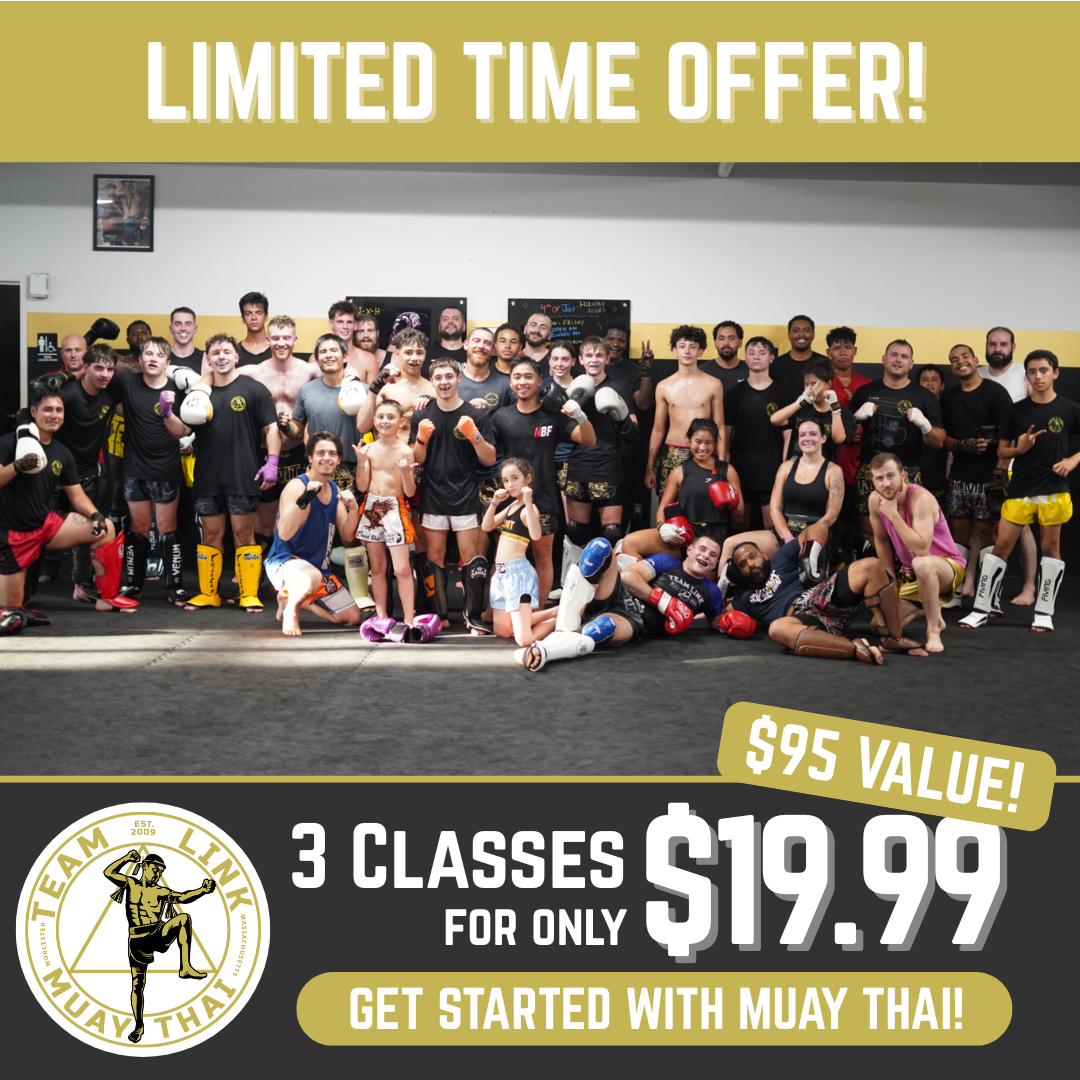 Team Link Muay Thai LLC Facebook ad from Jun 9, 2026