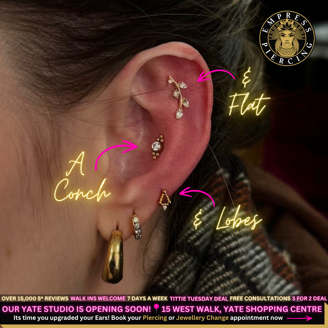 Empress Piercing Facebook ad: YATE - We've Arrived!