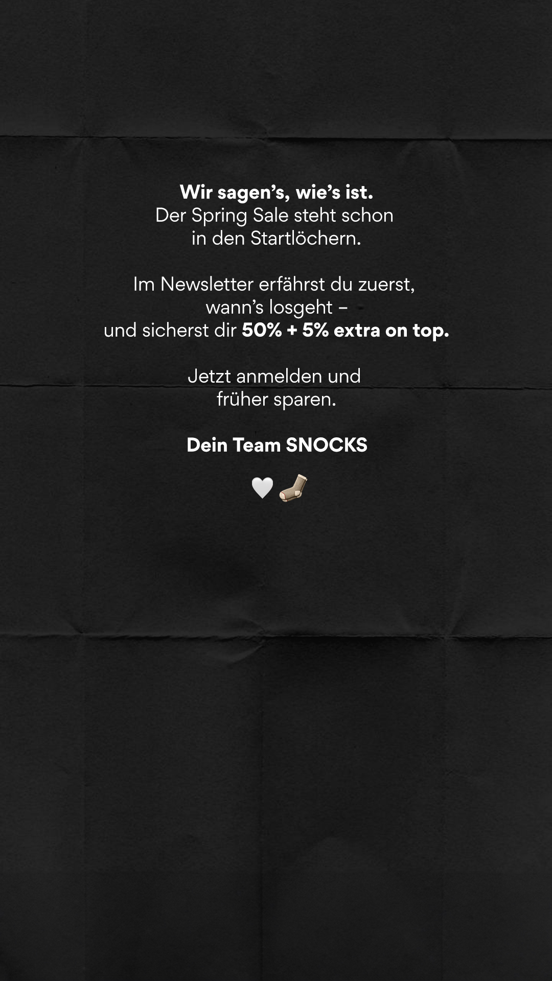 Snocks Facebook ad