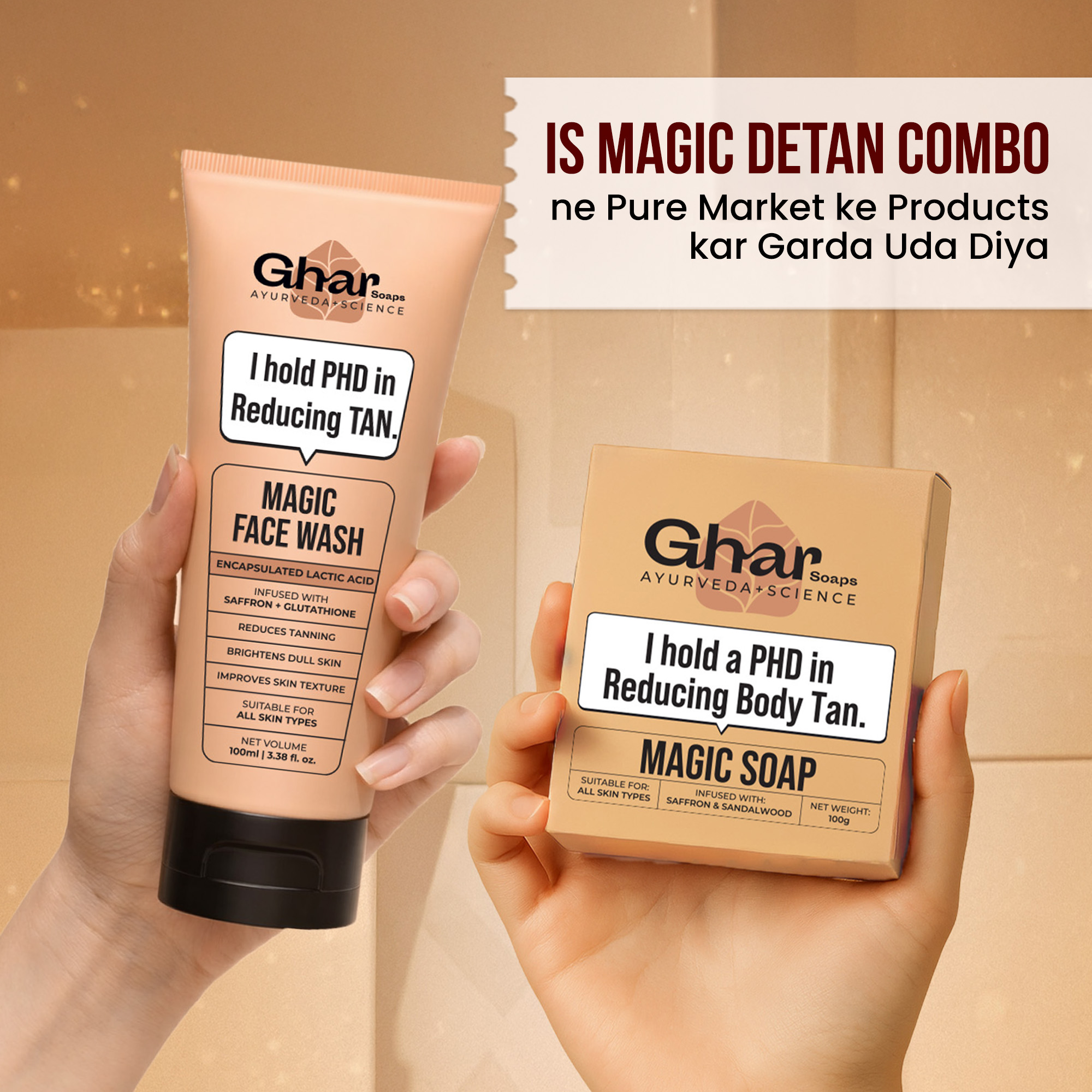 The Ghar Soaps Facebook ad