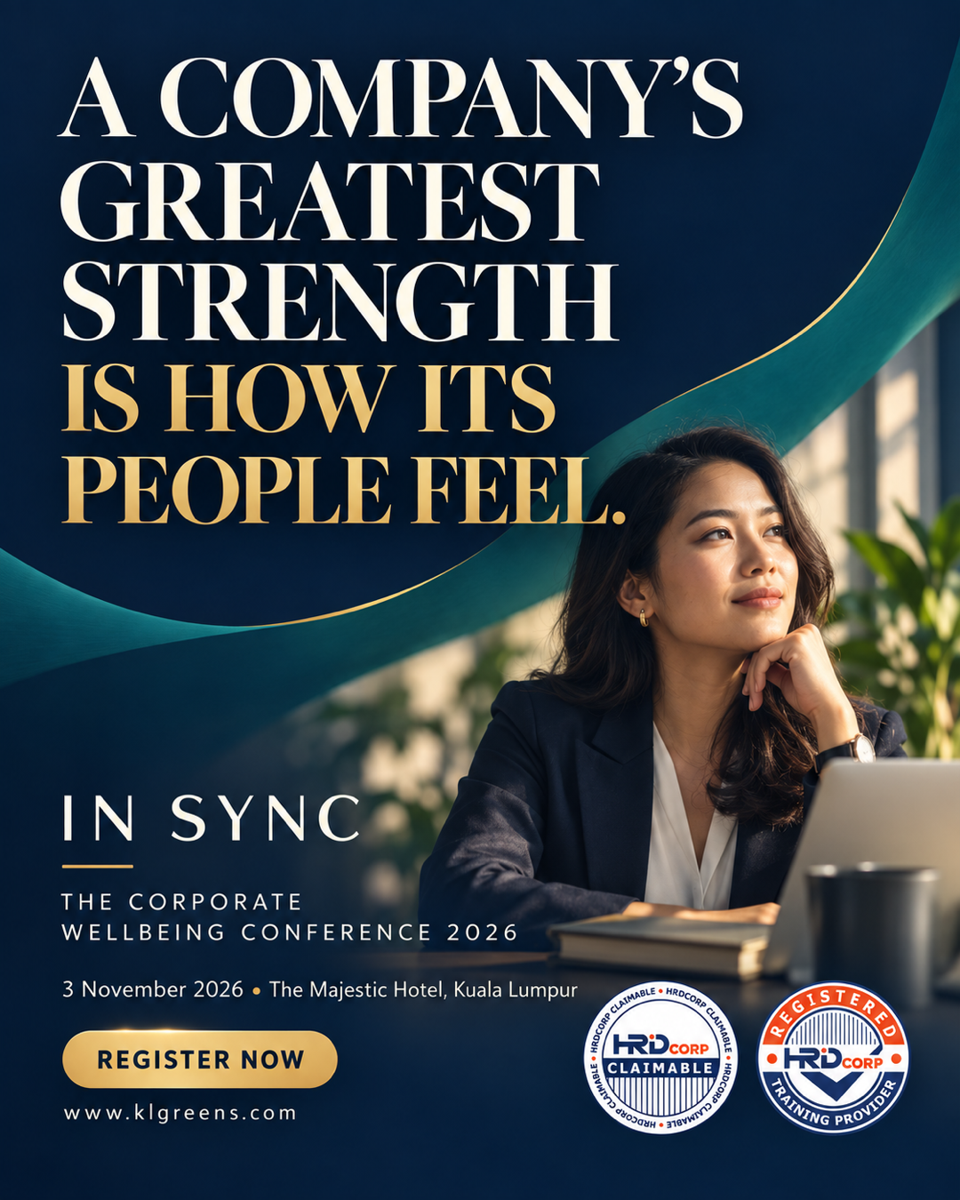 KLGreens Facebook ad: Workplace Mental Health & Wellbeing Conference